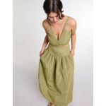 Robe en taffetas ajourée