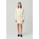 Jupe courte tweed boutonnée