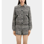 Veste En Tweed Detail Galon Femme