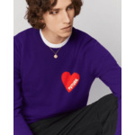 Pull Col Rond Coeur