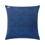 Kenzo - Taie d'oreiller en satin bleu, K Sashiko