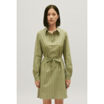 Robe courte monogramme verte
