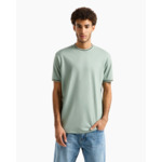 T-shirt vert logo milieu n