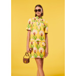 Robe Rivage-Jaune en Polyester