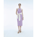 Robe Longue Bretelle Bicolore