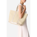 Cabas L En Toile En Lyocell Et Coton