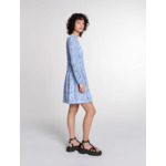 Robe plissée imprimée