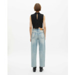 Jean Boyfriend Bleu Clair Femme