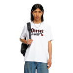 T-shirt avec imprimé Diesel floqué