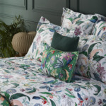 Yves Delorme - Drap housse en satin de coton vert, Bahamas