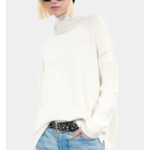 Pull En Cachemire Écru Femme