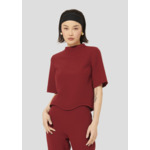 Top Tilda-Bordeaux en Polyester