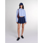 Short trompe l'œil à rayures