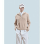 Pull Col Camionneur Torsades