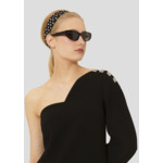 Robe Renee-Noir en Polyester