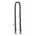 Bandoulière Chaîne Et Cuir