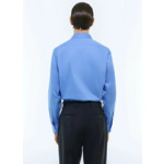 Chemise à col droit en coton