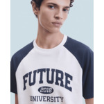 T-shirt Col Rond Manches Courtes Future University