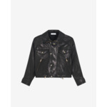 Veste Col Montant En Cuir Adahi