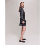 Robe en lurex drapée