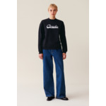 Sweatshirt ample imprimé Claudie