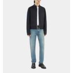 Blouson Worker Bleu Marine Homme
