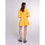 Robe courte froncée