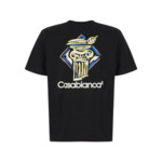 Casablanca T-shirt Diamond Column Noir
