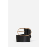 Ceinture large à boucle ovale En cuir