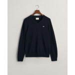 Pull col V en laine d'agneau extrafine Seasonal Essential