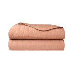 Yves Delorme - Couvre lit en satin marron, Triomphe