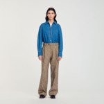 Pantalon de costume pied de poule
