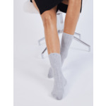 Chaussettes cachemire Irene ACIER