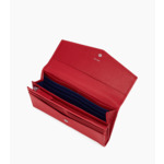 Grand portefeuille Charlotte en cuir lisse