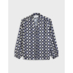 Blouse léna imprimée marine