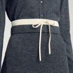 Jupe longue double ceinture