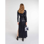 Robe longue pailletée