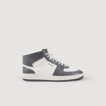 Sneakers montantes en cuir
