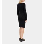Robe Courte En Jersey Noire Femme