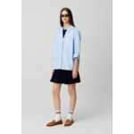 Chemise oversize contrastée