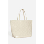 Cabas XL En Cuir Matelassé En Coton