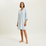 - Chemise de nuit courte col v en jersey, Anafi