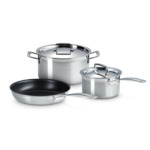 Set de 3 pièces en inox 3-Ply