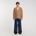 Cardigan oversize à côtes