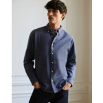 Chemise Gaston Contemporaine en coton recyclé marine