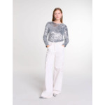 Top manches longues en sequins