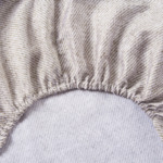 BOSS Home - Drap housse en satin de coton gris, Carlow