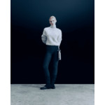 Pull Col Roulé Hairy à Motif Flocons