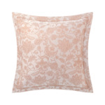 Yves Delorme - Taie d'oreiller en satin de coton rose, Perse
