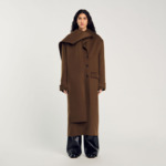 Manteau oversize en laine